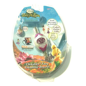 Disney Fairies Pixie Hollow Tinker Bell Clickables Fairy Friendship Bracelet New
